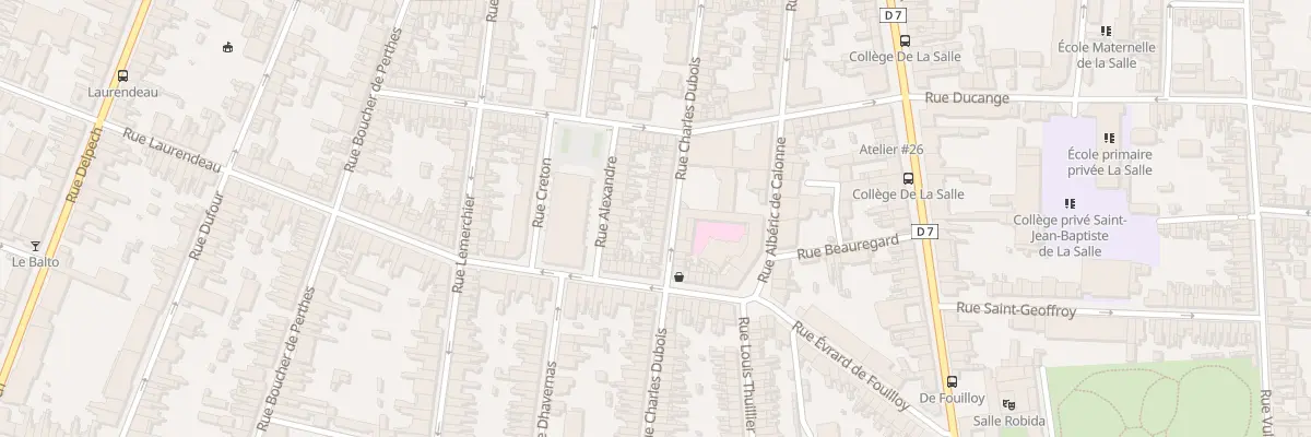 Plan du 56 Rue Charles Dubois à Amiens