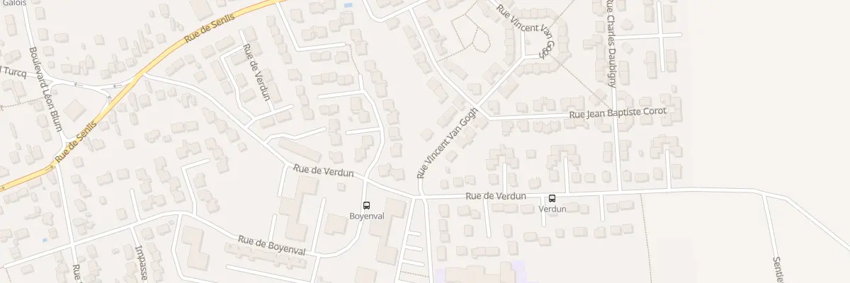 Plan du 1 Rue Vincent Van Gogh à Beaumont-sur-Oise