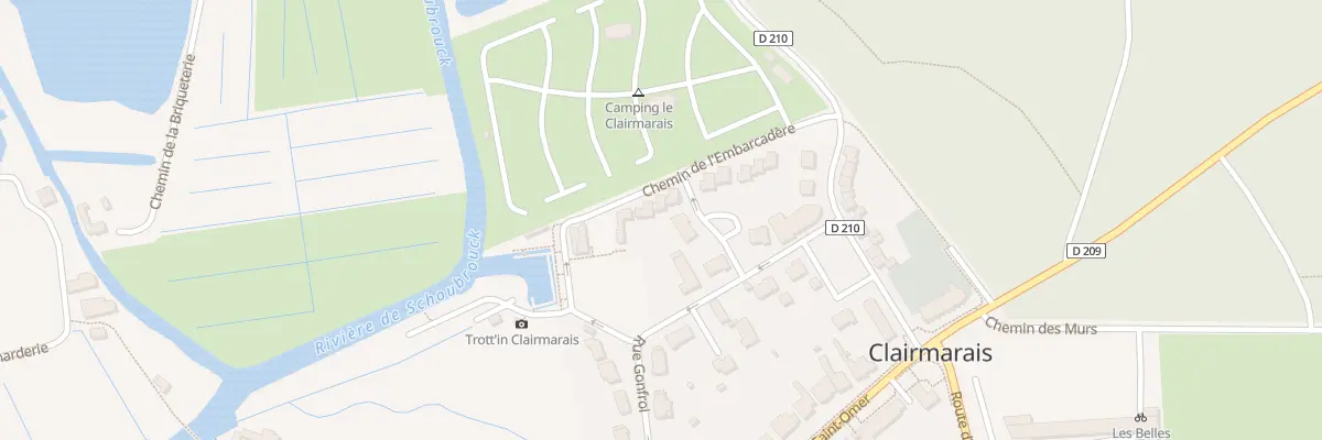 Plan du 13 Rue de l’Embarcadère à Clairmarais