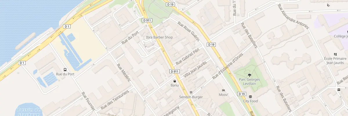 Plan du 128 Bd Jean Jaurès à Clichy