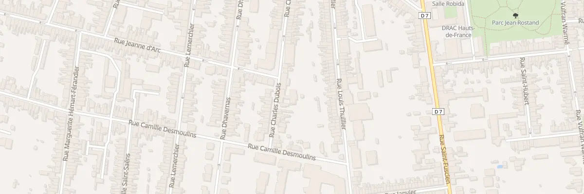 Plan du 165 Rue Charles Dubois à Amiens