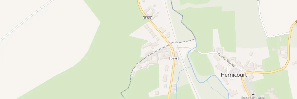 Plan du 1 Rue du Fond Thore à Wavrans-sur-Ternoise