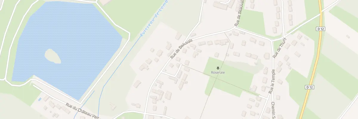 Plan du 168 Rue de Beauvais à Hondainville