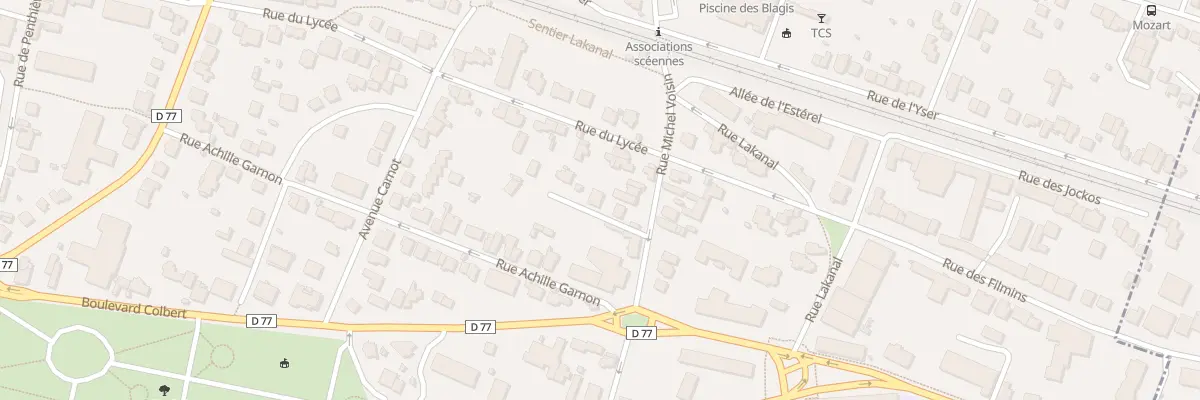 Plan du 13B Rue Michel Voisin à Sceaux