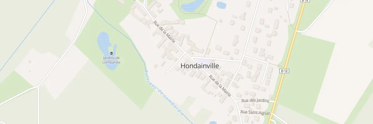 Plan du 166 Rue de la Mairie à Hondainville