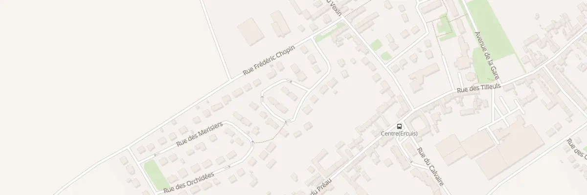 Plan du 8 Rue Wolfgang Amadeus Mozart à Ercuis