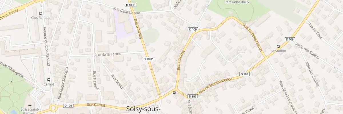 Plan du 7 Rue Blanche à Soisy-sous-Montmorency