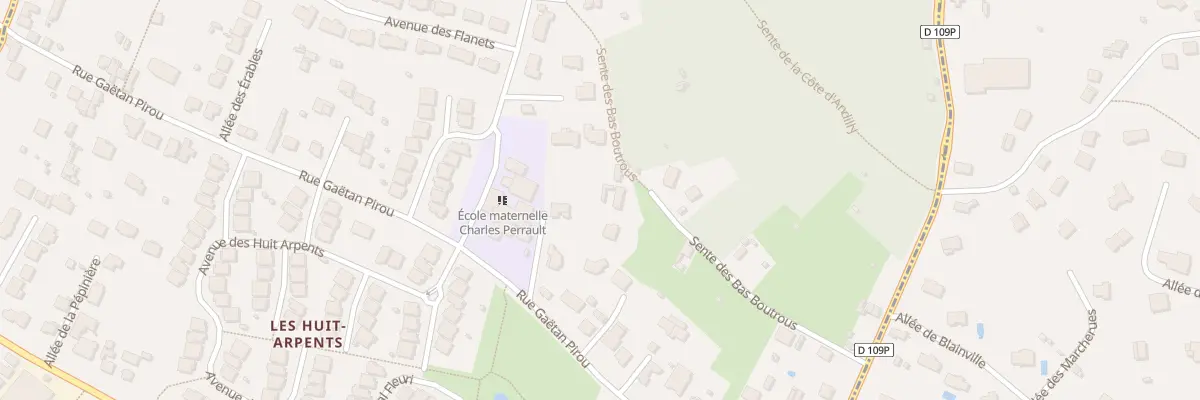 Plan du 6 All Charles Perrault à Andilly