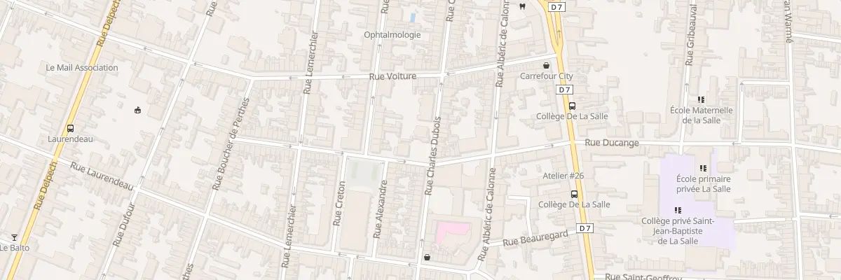 Plan du 38 Rue Charles Dubois à Amiens