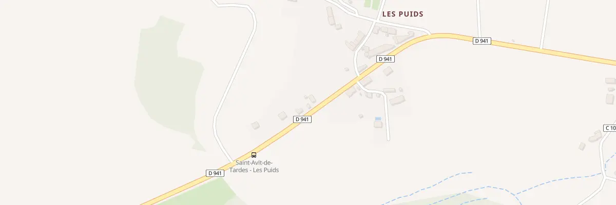 Plan du 7 Les Puids à Saint-Avit-de-Tardes