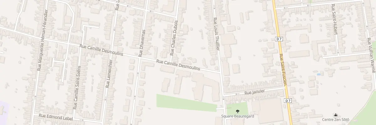 Plan du 141 Rue Camille Desmoulins à Amiens