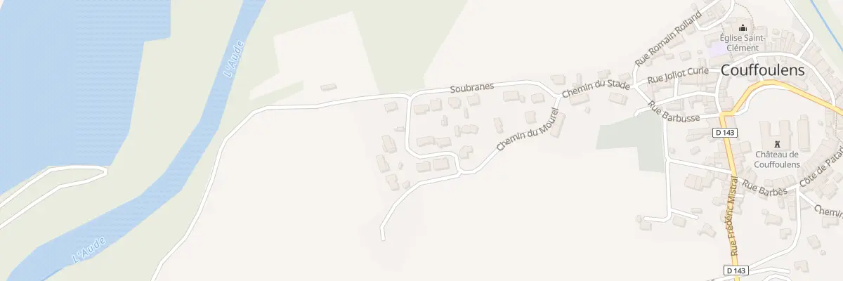 Plan du Mourel à Couffoulens