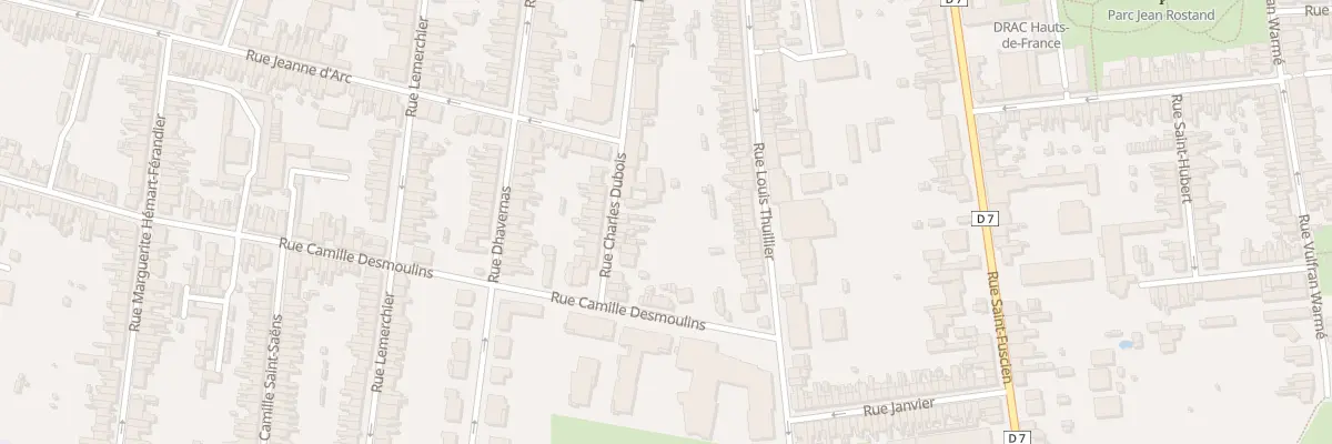 Plan du 171 Rue Charles Dubois à Amiens