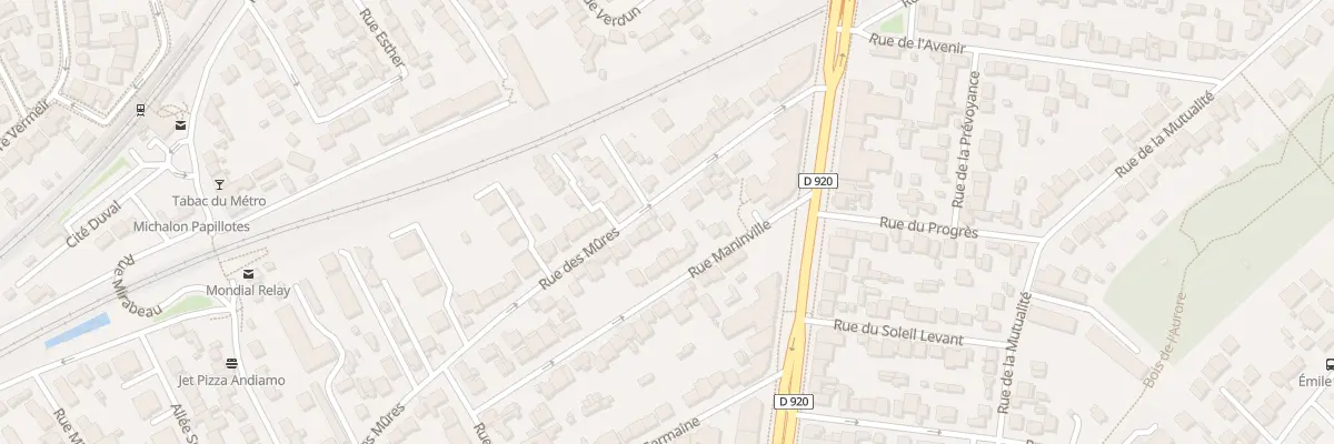 Plan du 19 Rue des Mûres à Antony