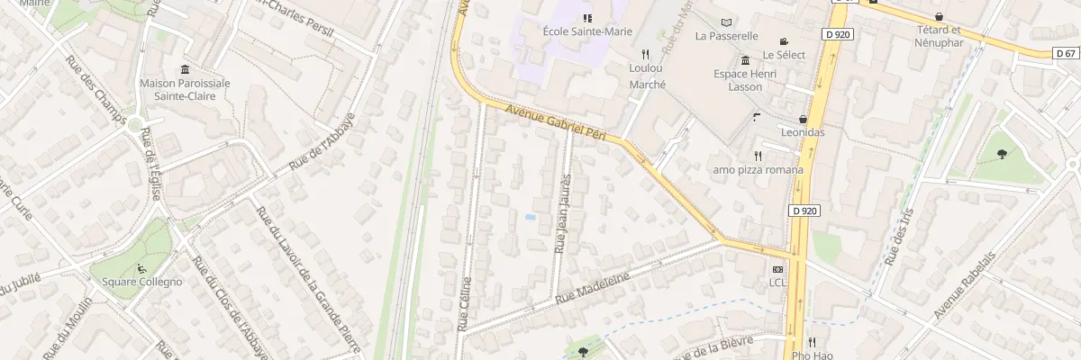 Plan du 6 Rue Jean Jaurès à Antony