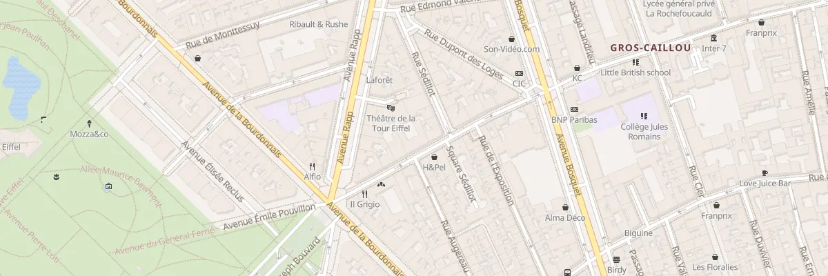 Plan du 116 Rue Saint-Dominique à Paris 7e Arrondissement