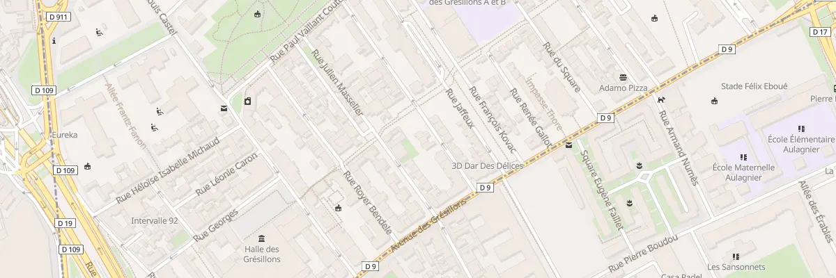 Plan du 7T Rue Sainte Marie à Gennevilliers