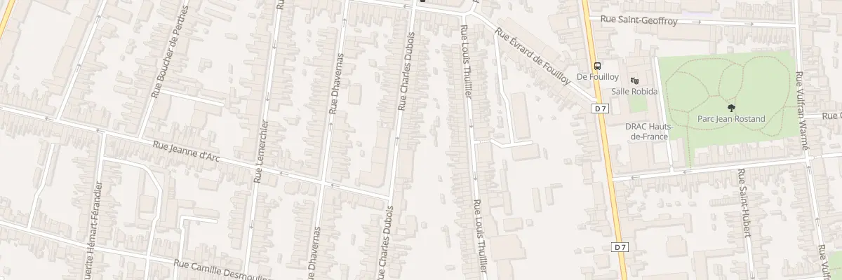 Plan du 135 Rue Charles Dubois à Amiens