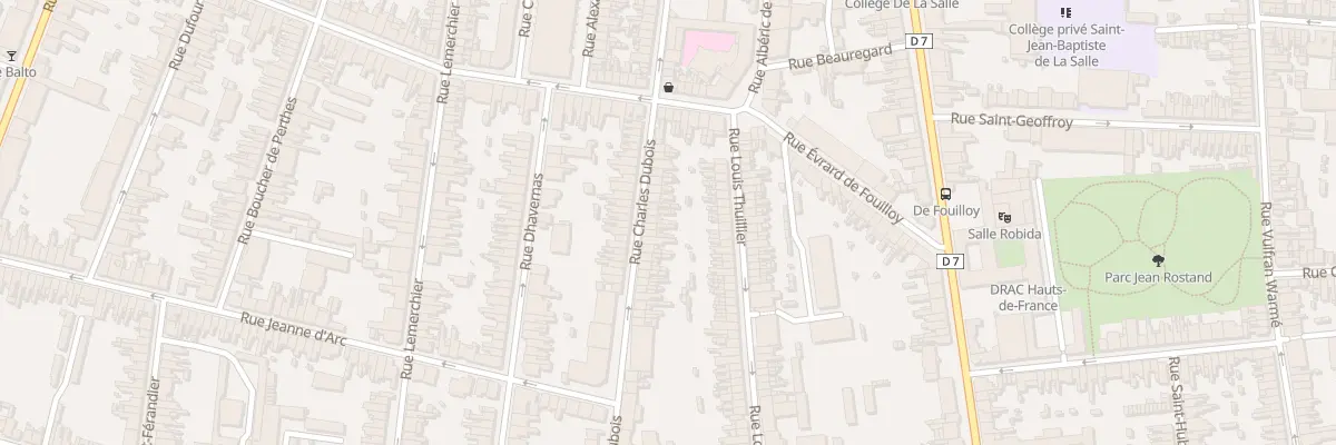 Plan du 115B Rue Charles Dubois à Amiens