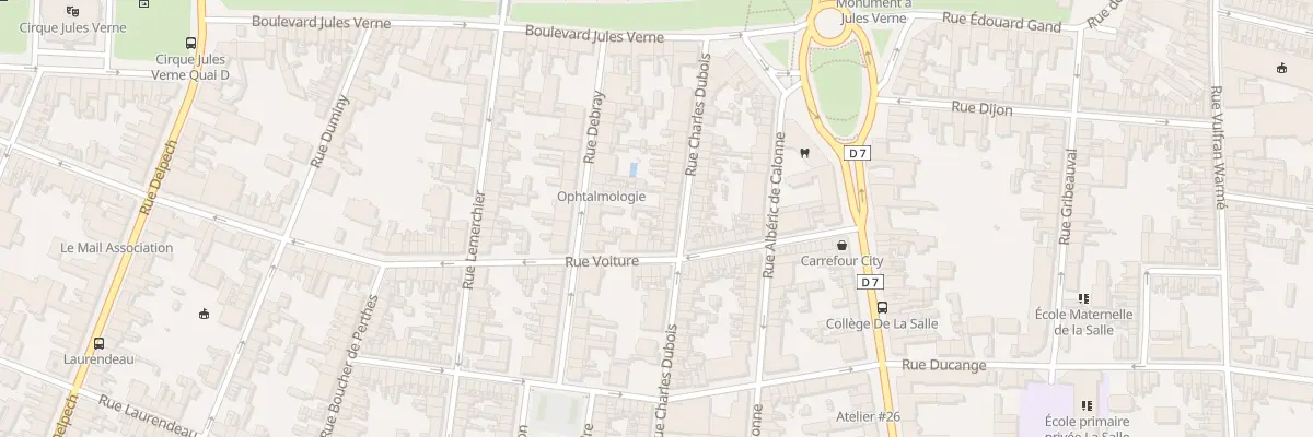 Plan du 22 Rue Charles Dubois à Amiens