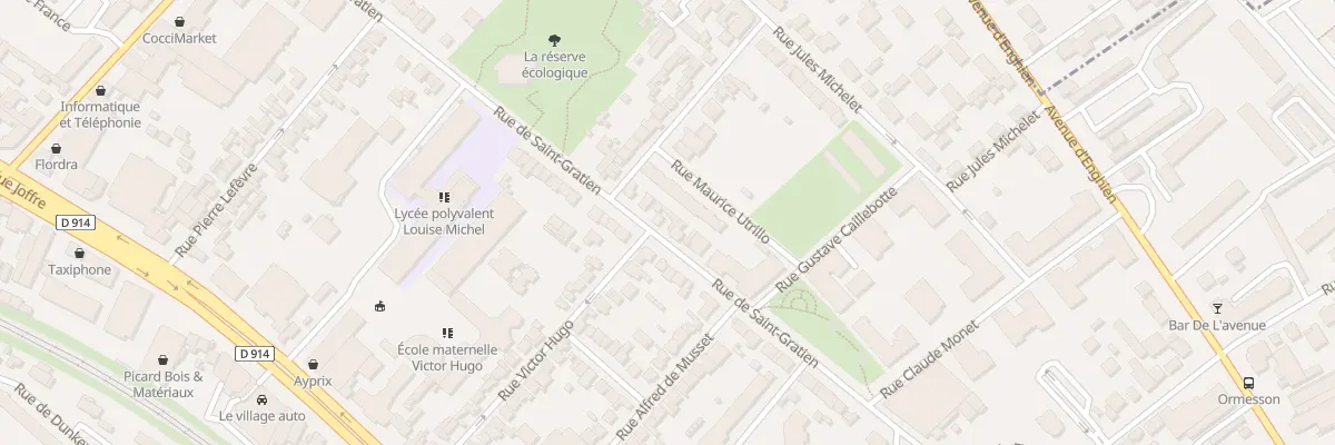 Plan du 40 Rue de Saint-Gratien à Épinay-sur-Seine