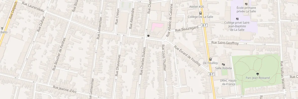 Plan du 99 Rue Charles Dubois à Amiens