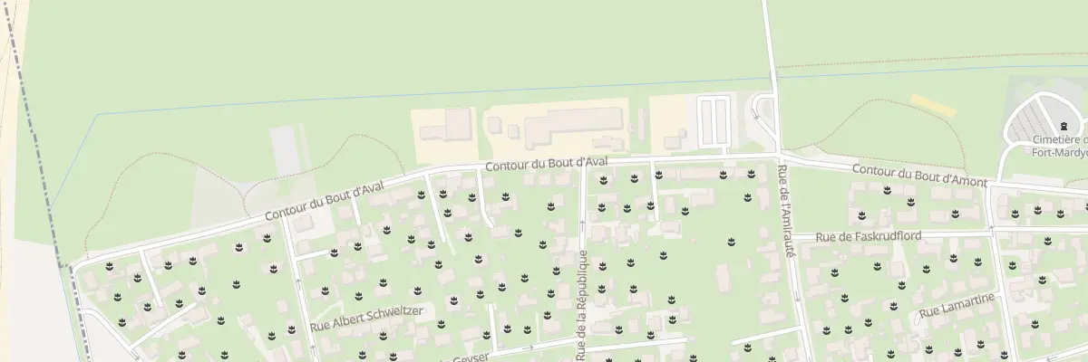 Plan du 116A Rue du Ctr du Bout d’Aval Fm à Dunkerque