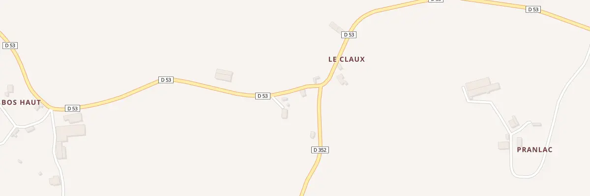 Plan du 5047 Le Claux à Saint-Victor