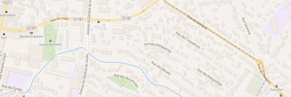 Plan du 16 Rue des Marguerites à Longjumeau