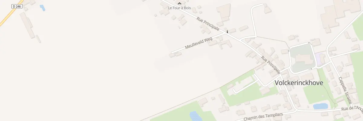 Plan du 9 Vc Meulleveld Weg à Volckerinckhove