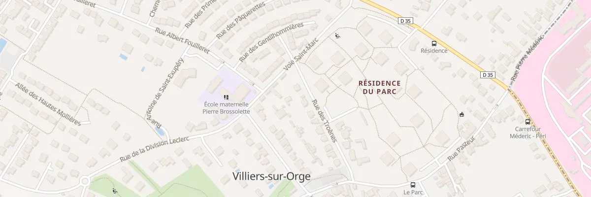 Plan du 15 Rue des Troenes à Villiers-sur-Orge