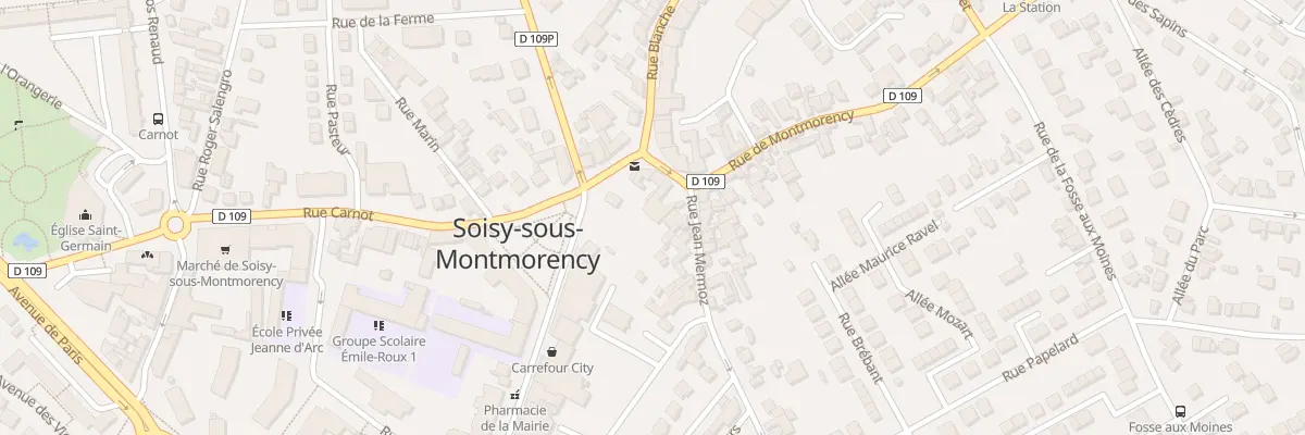 Plan du 2 Rue Jean Mermoz à Soisy-sous-Montmorency