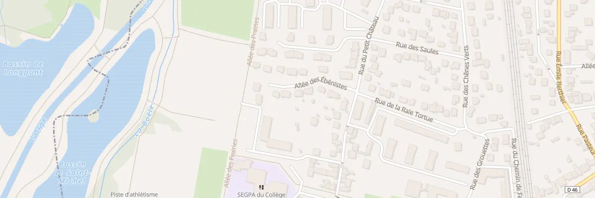 Plan du 11 All des Ebénistes à Saint-Michel-sur-Orge