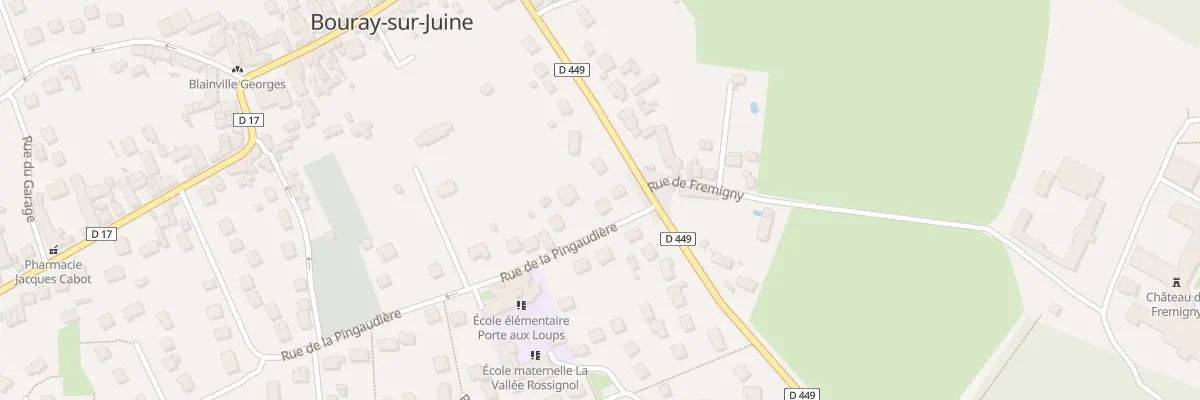 Plan du 45 Rue de la Pingaudière à Bouray-sur-Juine
