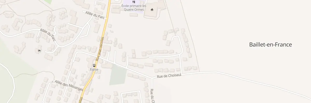 Plan du 34 Rue de Conti à Baillet-en-France