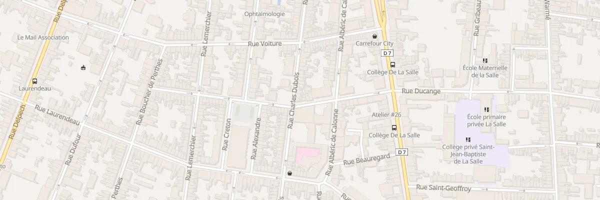 Plan du 63 Rue Charles Dubois à Amiens