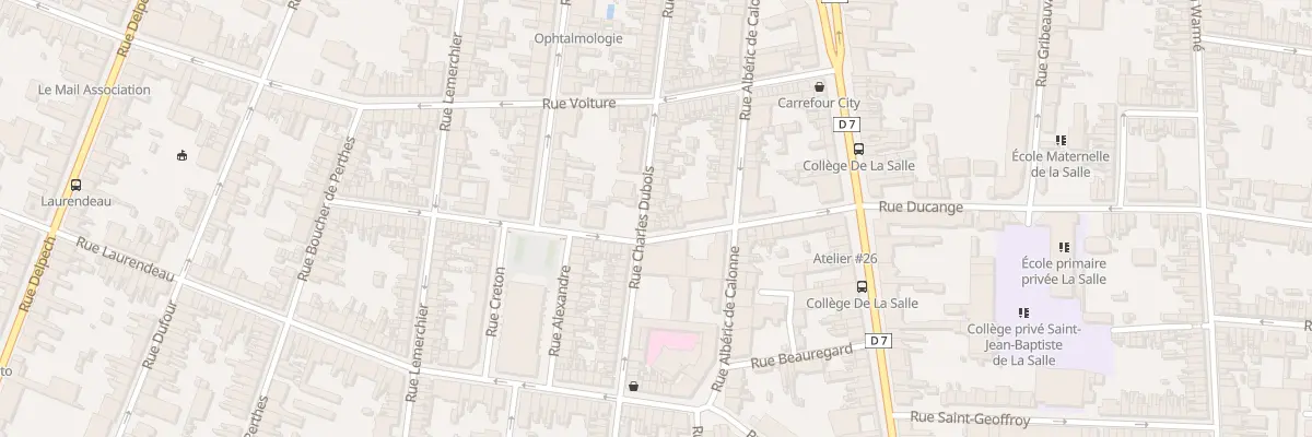 Plan du 61 Rue Charles Dubois à Amiens