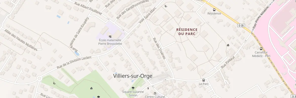 Plan du 11B Rue des Troenes à Villiers-sur-Orge