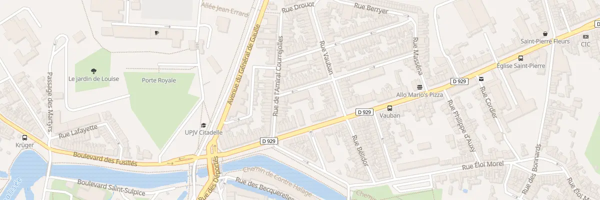 Plan du 6 Rue de Turenne à Amiens