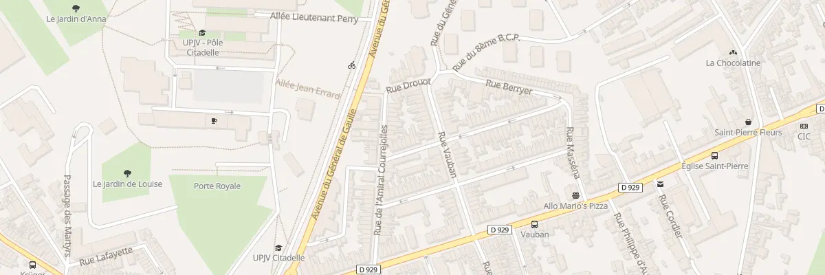 Plan du 9 Rue du Docteur Lenoël à Amiens