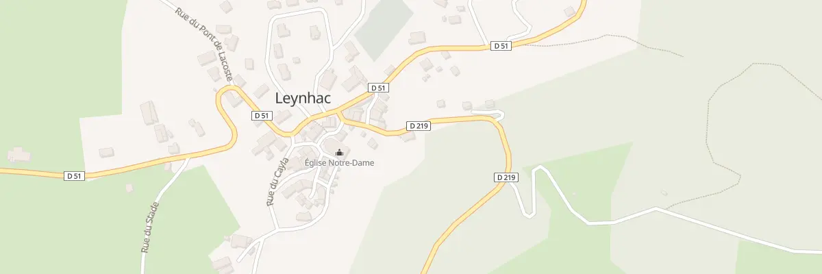 Plan du 4 Rue du Pont du Cabana à Leynhac