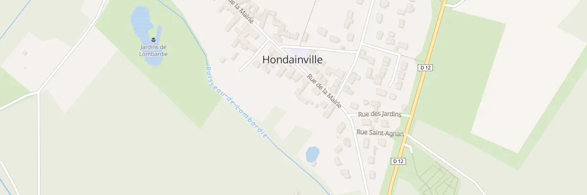 Plan du 244 Rue de la Mairie à Hondainville