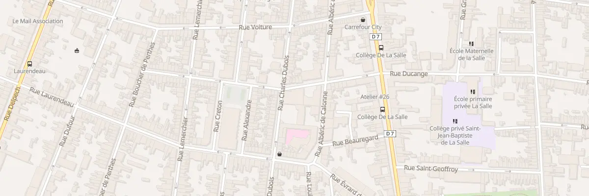 Plan du 25 Rue Paul Sautai à Amiens