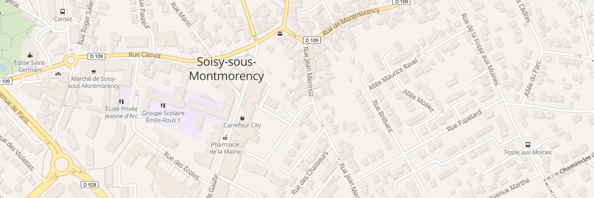 Plan du 16 Rue Jean Mermoz à Soisy-sous-Montmorency