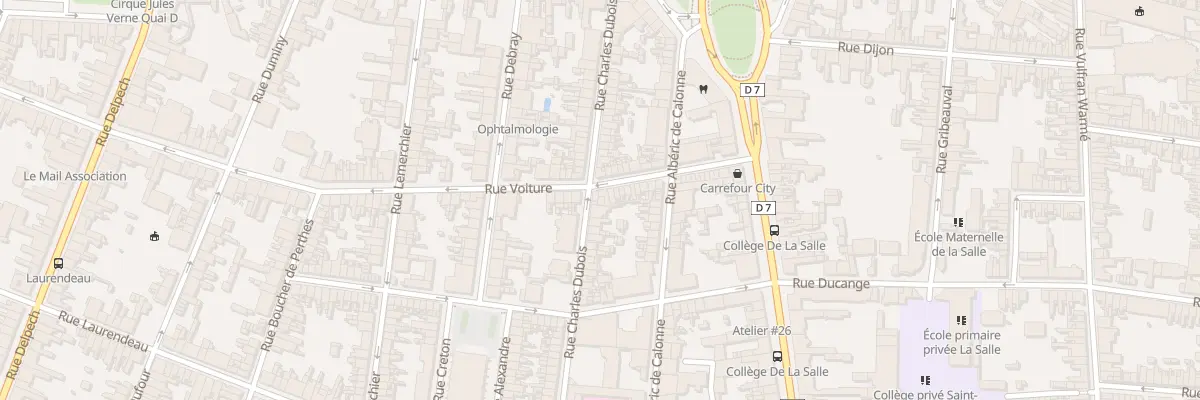 Plan du 35 Rue Charles Dubois à Amiens