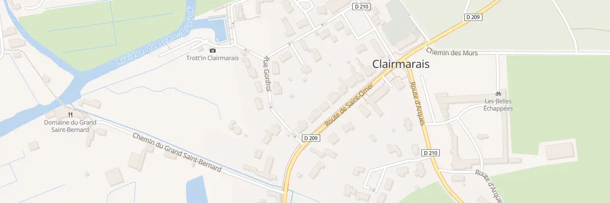 Plan du 20 Rte de St Omer à Clairmarais