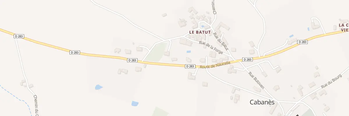 Plan du 5138 Cabanes à Cabanès