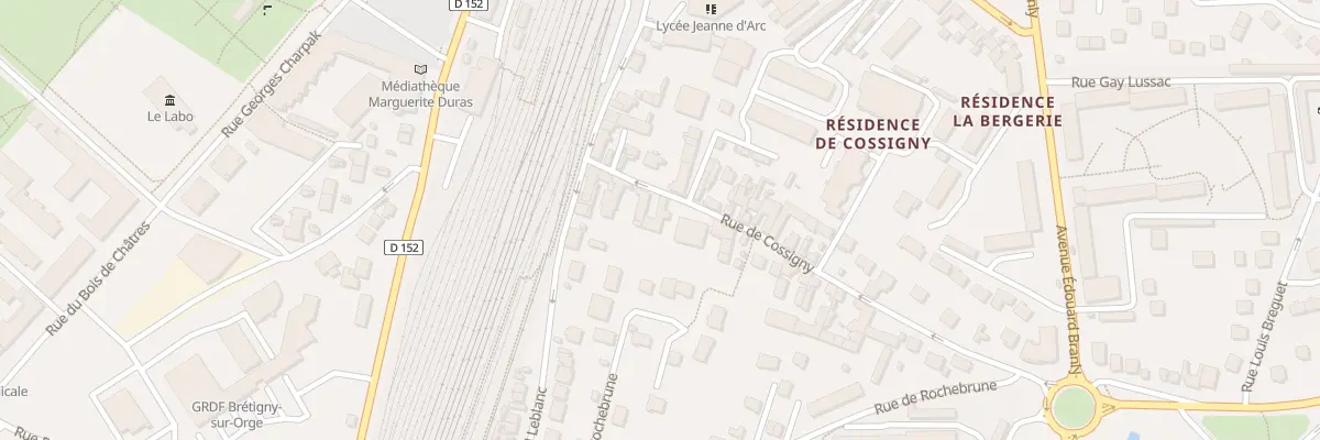 Plan du 4 Rue de Cossigny à Brétigny-sur-Orge