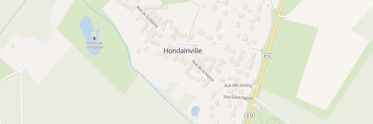 Plan du 238 Rue de la Mairie à Hondainville