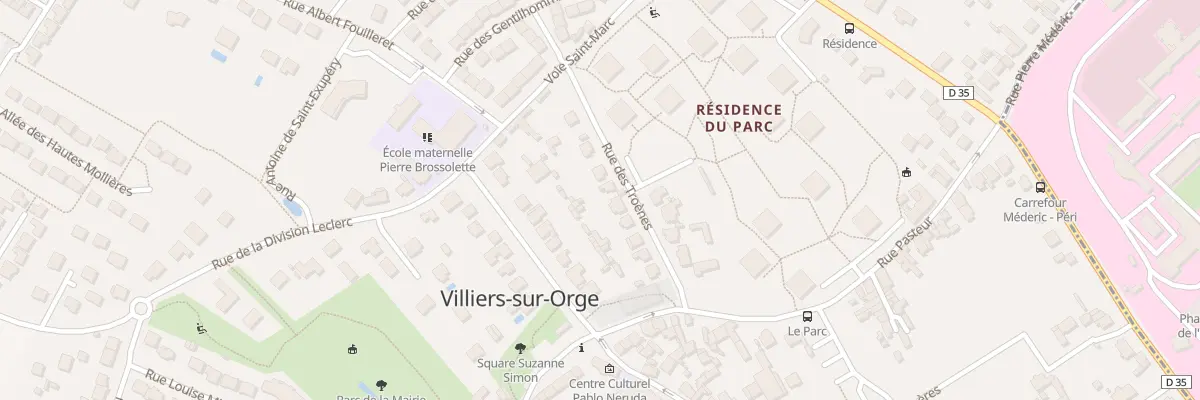 Plan du 11 Rue des Troenes à Villiers-sur-Orge